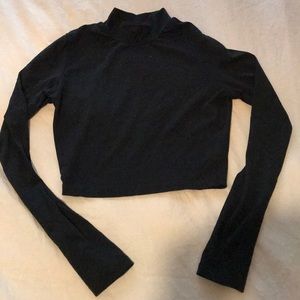 TNA cropped turtleneck